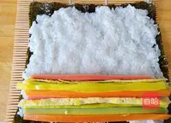 Illustration of how to make sushi 5