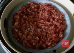 Illustration of how to make bean paste meatloaf 3