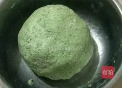 Illustration of how to make original mugwort cake 5