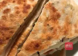 Illustration of how to make black sesame and scallion pancakes 6