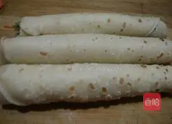 Illustration of how to make oil-free vegetable burritos 8