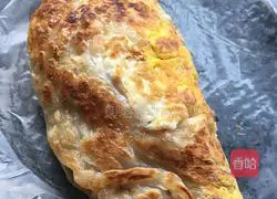 Illustration of how to make ham hand cake 6