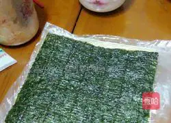 Illustration of how to make sushi 5