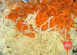 Illustration of how to make potato pancakes 1