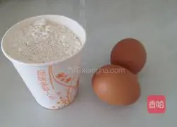 Illustration of how to make egg pancakes 1
