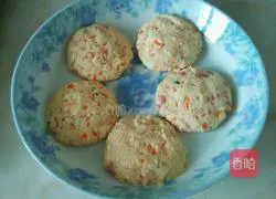 Illustration of Pan-fried Carrot and Tofu Patties 9