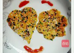 Illustration of how to make carrot and leek egg pancakes 5