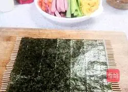 Illustration of how to make sushi 4