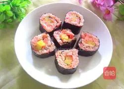 Illustration of how to make sushi at home 17