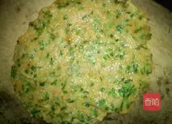 Illustration of how to make meat floss and chive pancake 8