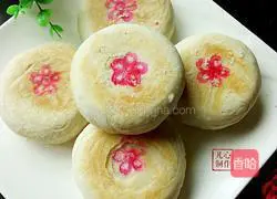 Illustration of how to make Kuaishou shortbread (mung bean filling) 19
