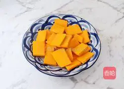 Milk Pumpkin Rice Ball Cake Recipe Illustration 2