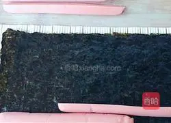 Illustration of how to make sushi 1