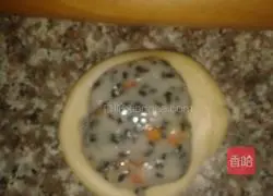 Illustration of how to make wife cake 17