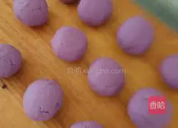 Purple sweet potato glutinous rice cake recipe 2