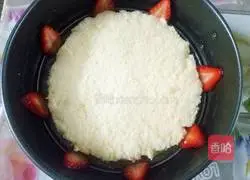 Illustration of making matcha cheesecake (sugar-reduced version) 13