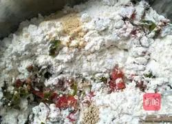 Illustration of how to make colorful pepper and sesame cakes 5