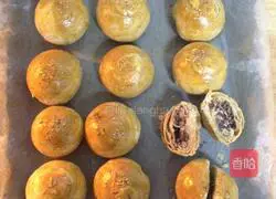 Red Bean Crispy Cake Recipe Illustration 14