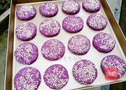 Purple Sweet Potato Glutinous Rice Cookies (Oven Version) Recipe Illustration 9