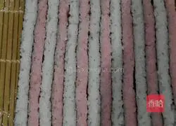 Illustration of how to make wheel sushi 4