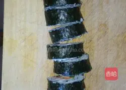 Illustration of how to make sushi 7