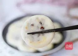 Illustration of making glutinous rice and red bean cake 10