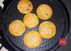 Illustration of making glutinous rice pumpkin cake 12