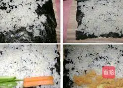 Illustration of how to make sushi 4