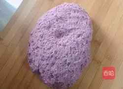Purple potato and red bean cake recipe 12