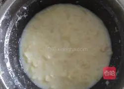 Illustration of how to make sesame apple cake 1