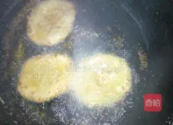 Illustration of how to make sesame and scallion pancakes 11