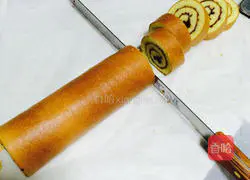 Illustration of how to make cake rolls (small four rolls) 18