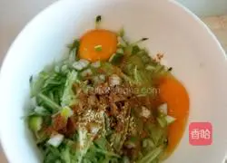 Cucumber egg pancake recipe 2