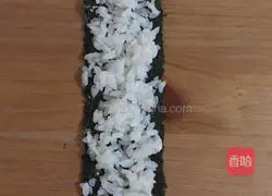 Illustration of how to make sushi 4