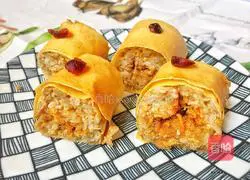 Chinese sushi millet walnut sushi roll recipe 8