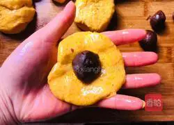 # steamed vegetables#Healthy oil-free steamed pumpkin Illustration of how to make cakes 10