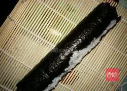 Illustration of how to make sushi 3