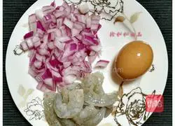 Illustration of how to make pan-fried shrimp pancakes 1