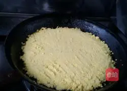 Illustration of how to make corn batter cake 8