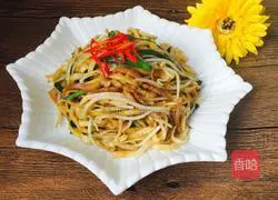 Illustration of how to make fried bean sprouts 14