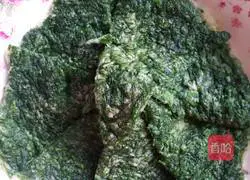 Illustration of how to make seaweed pancakes 4