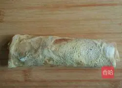 Illustration of how to make egg and vegetable pancakes 9