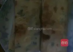 Illustration of how to make egg, green onion and kelp pancake 3