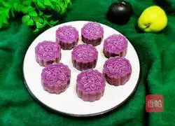 Illustration of how to make purple sweet potato and bean paste glutinous rice cakes 21