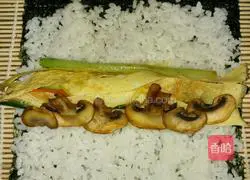 Illustration of how to make original sushi 9