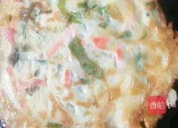 Milk, ham and green vegetable cake recipe 5