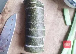 Illustration of how to make sushi 8