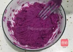 Purple sweet potato glutinous rice cake recipe 1