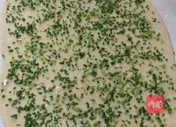 Illustration of how to make scallion pancake 11