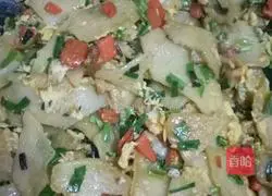 Illustration of how to make fried egg pancakes 10